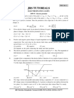 Jrs Tutorials: DPP-07: Electric Potential 1