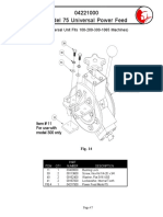 Model 75 Universal Power Feed: (Universal Unit Fits 100-200-300-1065 Machines)