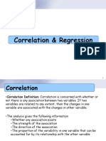 Correlation and Regression