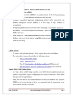 Module 5: J2EE and JDBC (Database Access) 1.java Database Connectivity (JDBC)