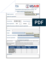 Formato de Registro y Sistematizacioìn de Participantes