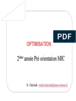 Cours Optimisation Insa PDF