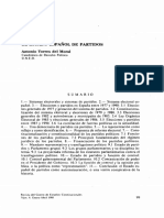 EL ESTADO ESPAÑOL DE PARTIDOS Por Antonio Torres Del Moral