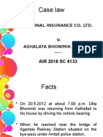 Case Law: National Insurance Co. LTD