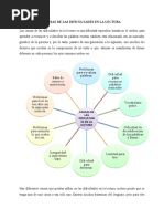 Causas de Las Dificultades en La Lectura