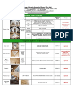 Quotation Sheet of 6m Diameter Dome