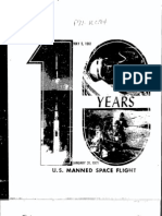 10 Years US Manned Space Flight