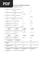 Mathematics - Differential Calculus - 40 Items