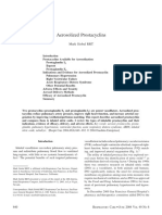 Aerosolized Prostacyclins