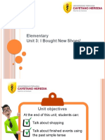 Elementary - Unit 3 - Past Simple