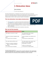 b1 Design Specifications Task