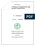 Secure Online Election (E-Voting) System Using Fingerprint Authentication