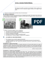 Horror en La Segunda Guerra Mundial Actividad para 1° Medio