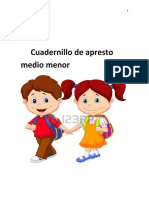 Cuadernillo de Apresto Medio Menor