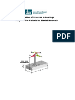 Calculation of Stresses in Footings Subjected To Uniaxial or Biaxial Moments