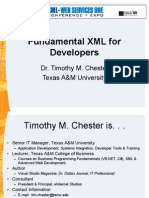 Fundamental XML For Developers: Dr. Timothy M. Chester Texas A&M University