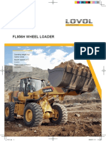 Fl956H Wheel Loader: Operating Weight (KG) 16870 19190 Bucket Capacity (M) 2.5-5.5 Rated Power (KW/RPM) 162/2000