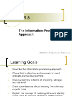 The Information-Processing Approach: © 2008 Mcgraw-Hill Higher Education. All Rights Reserved