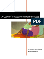 A Case of Postpartum Hemorrhage