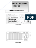 Universal System: Operating Manual