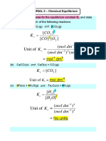 Topic 05 Chemical Equilibrium Tutorial PDF