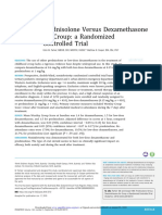 Prednisolone Versus Dexamethasone For Croup: A Randomized Controlled Trial