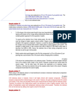 HPLC Assignment Problems