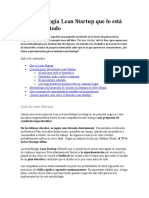 La Metodología Lean Startup Que Lo Está Cambiando Todo