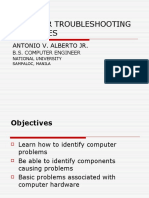 Computer Troubleshooting Guidelines: Antonio V. Alberto JR