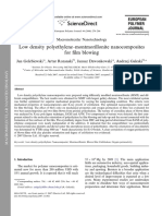 Low Density Polyethylene-Montmorillonite Nanocomposites For Film Blowing