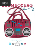 Boom Box Bag: A Sewing Pattern by