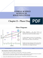 Material Science Solid Solutions: Chapter II - Phase Diagrams