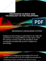 Indigenous Science and Technology in The Philippines