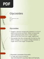 Lecture 6 - Glycosides Shortened