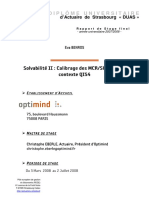 Eva BENROS, Solvabilité II Calibrage Des MCR-SCR Dans Le Contexte QIS4 SOLVENCY I & II + QIS 1.2.3.4 PDF