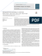 Journal of Pediatric Surgery Case Reports: Moaied A. Hassan, Hasan K. Gatea, Thura K. Ja'afar, Ahmed O. Fahad T