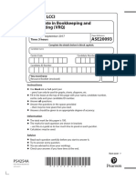 Pearson LCCI: Certificate in Bookkeeping and Accounting (VRQ)