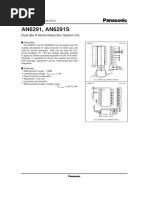 An6291, An6291S: Dual DBX Noise Reduction System Ics