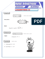 Cologaritmo y Antilogaritmo para Tercero de Secundaria