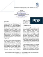 Sistema de Control de Temperatura para Horno de Gas