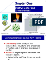 Chemistry: Matter and Measurement: Chapter One