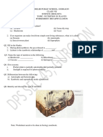 Nutrition in Plants Worksheet 28 April