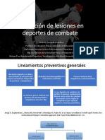 Prevención de Lesiones en El Deporte de Combate