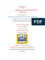 Regenerati Braking System Wiith Power Monitor: A Project Report On