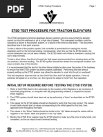 ETSD Emergency TRaction Slowdown Test Procedure