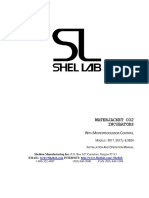 Shel Lab Water Jacket CO2 Incubator - User and Service Manual