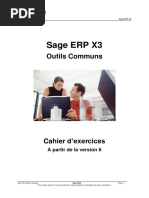 SX302 - Sage ERP X3 Outils Communs - v6 1 SE - Support D'exercices