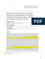 Porosity Characterization of Various Organic-Rich Shales From The Western Canadian Sedimentary Basin, Alberta and British Columbia, Canada