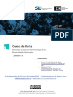 Jornada 1 - Presentación e Instalación de Koha PDF