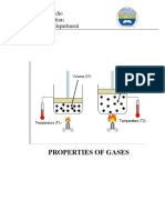 Properties of Gases: University of Zakho Collage of Education General Science Department